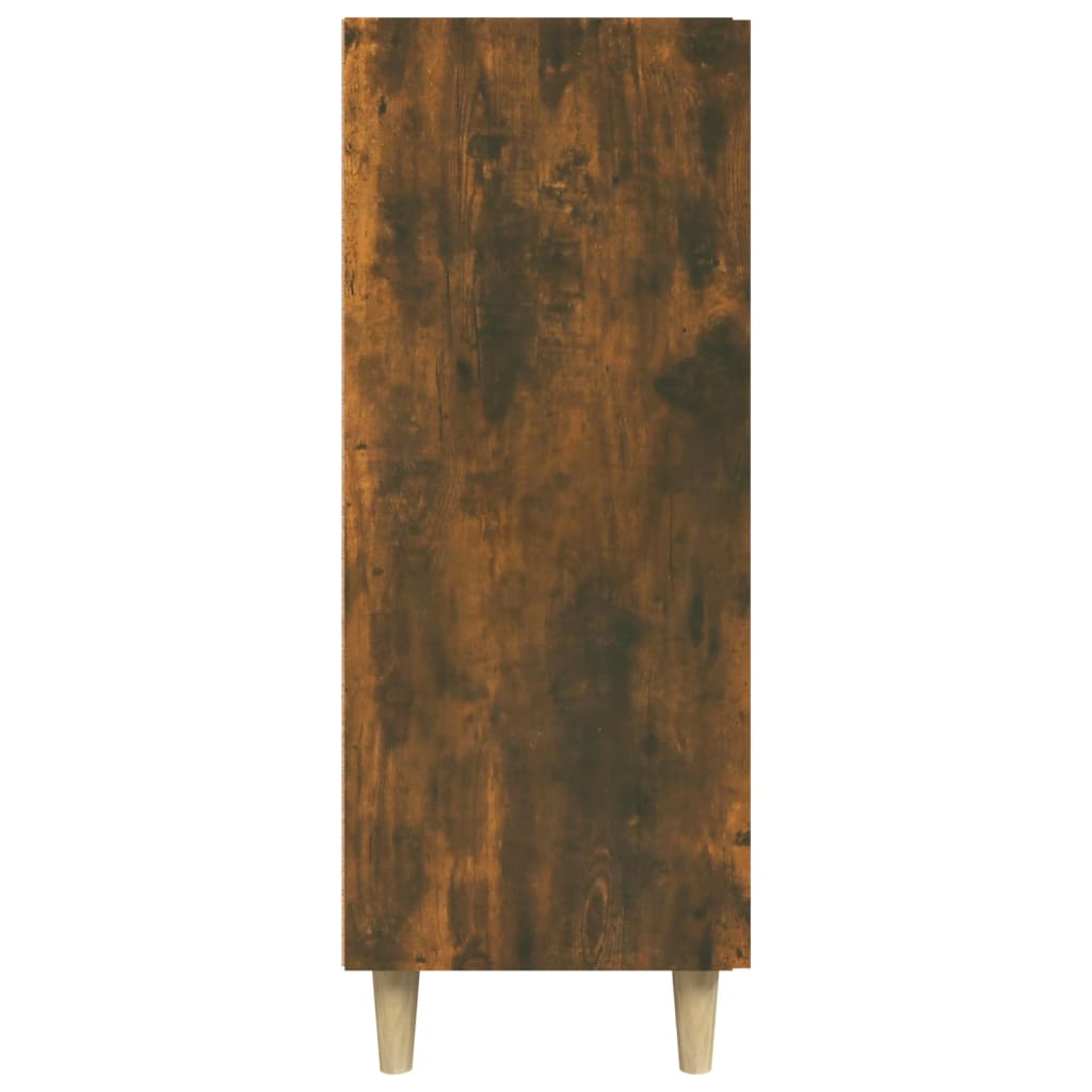Sideboard Smoked Oak 69.5x34x90 cm Engineered Wood