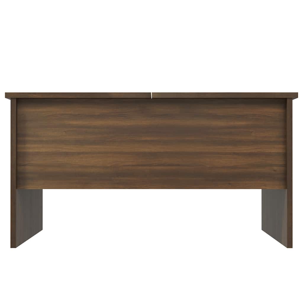Coffee Table Brown Oak 80x50x42.5 cm Engineered Wood