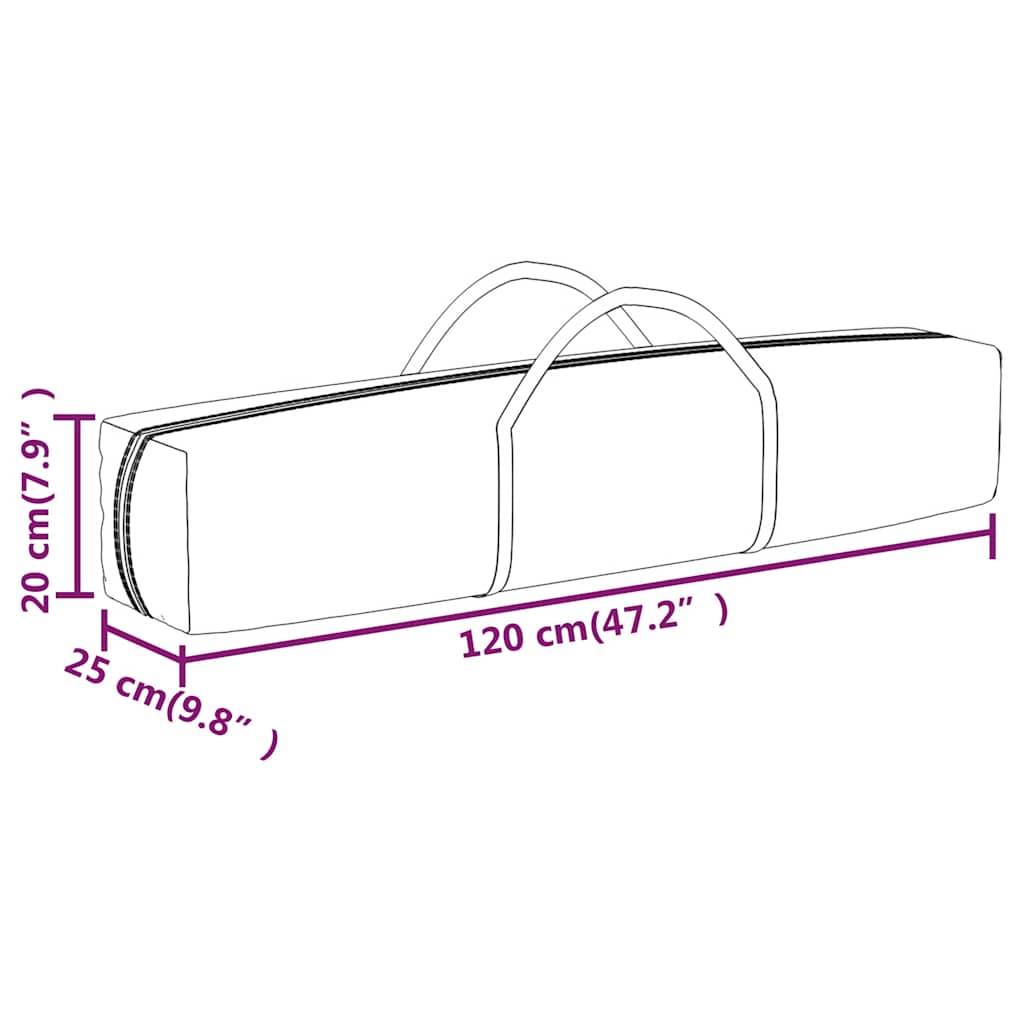 Folding Party Tent with Sidewalls White 2x2 m