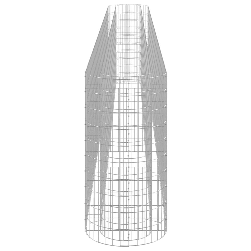 Gabion Raised Bed Galvanised Iron 540x50x100 cm