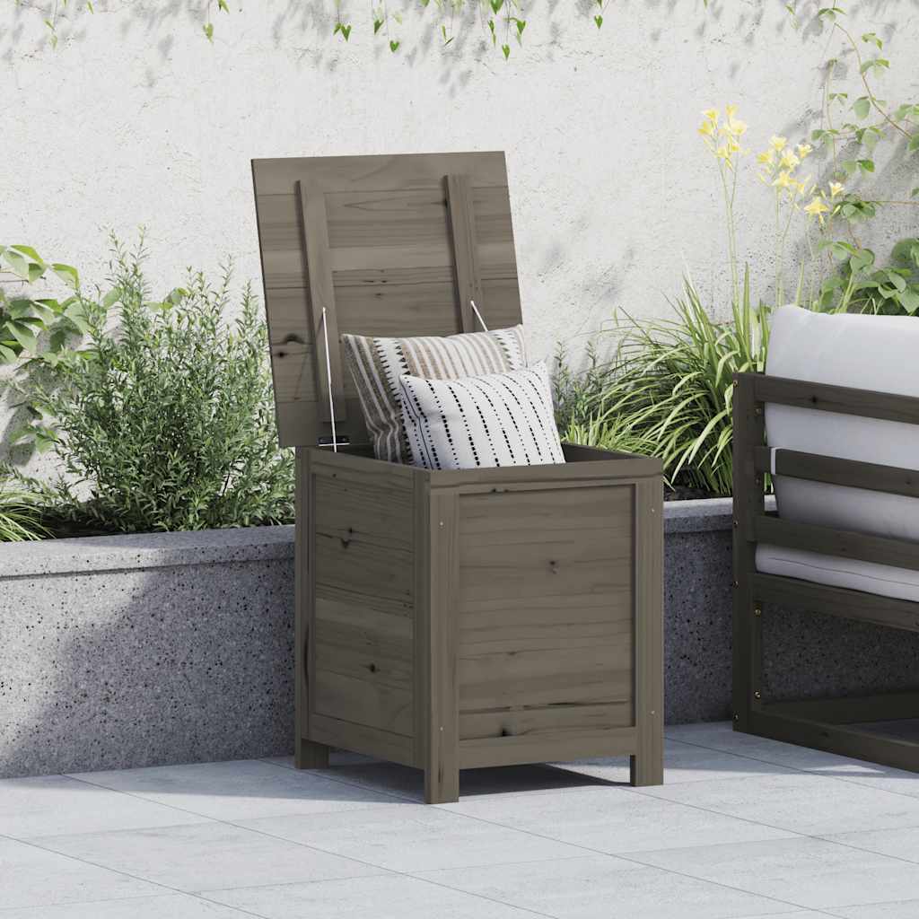 Outdoor Cushion Box Anthracite 50x50x56 cm Solid Wood Fir
