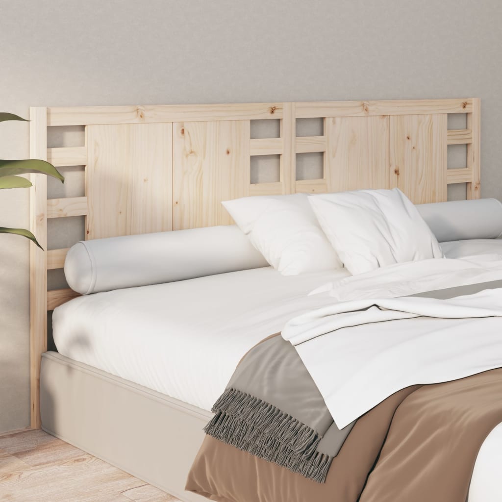 Headboard 141x4x100 cm Solid Wood Pine