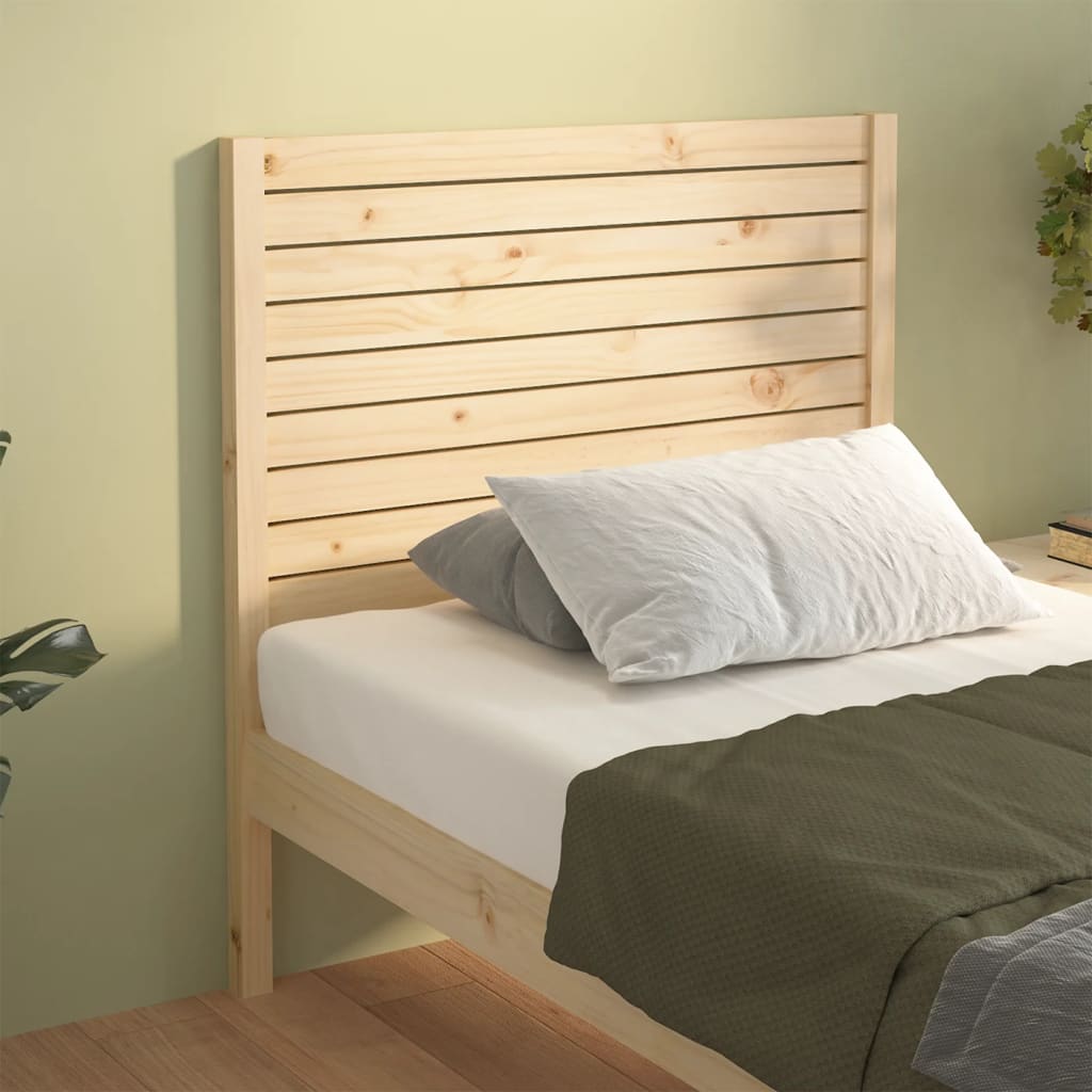 Bed Headboard 96 cm Solid Wood Pine