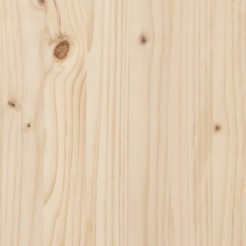 Bed Headboard 184x6x82.5 cm Solid Wood Pine
