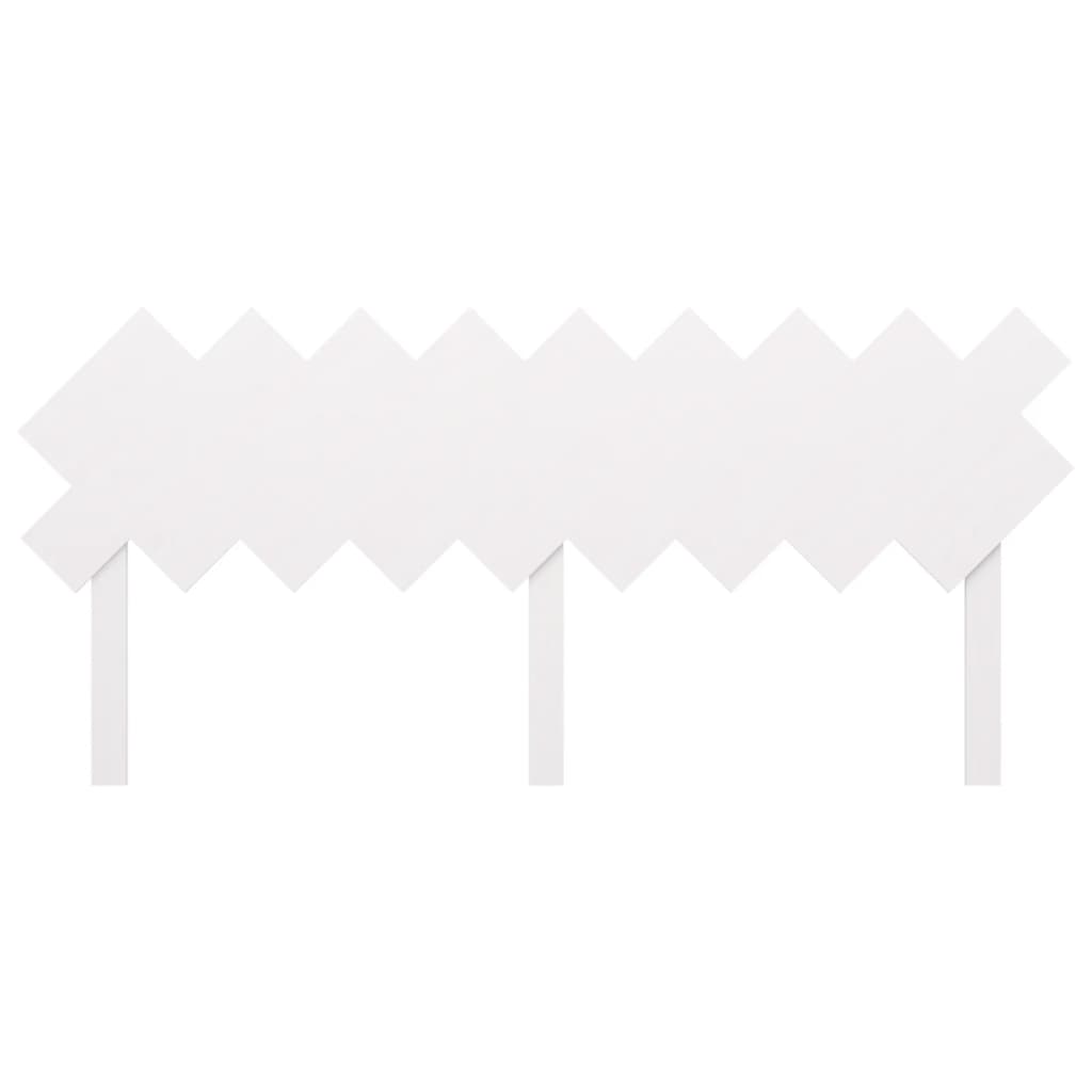 Bed Headboard White 178 cm Solid Wood Pine