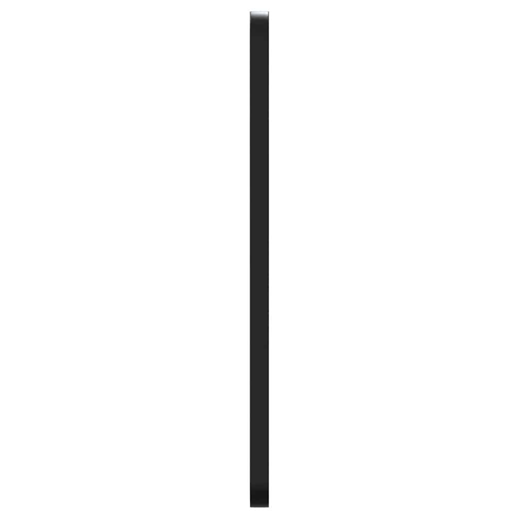 Wall-mounted Mirror Black 40x80 cm Rectangle