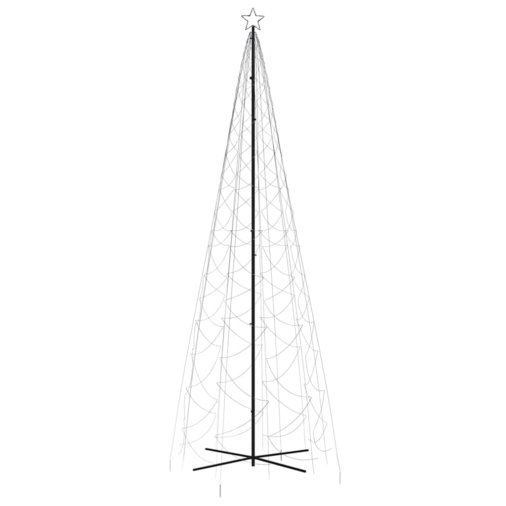 Christmas Cone Tree Cold White 1400 LEDs 160x500 cm