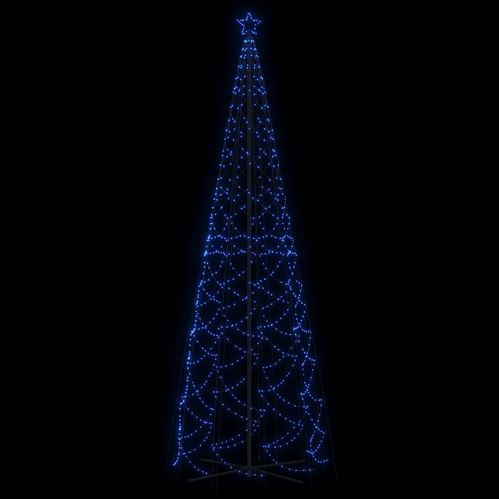 Christmas Cone Tree Blue 1400 LEDs 160x500 cm