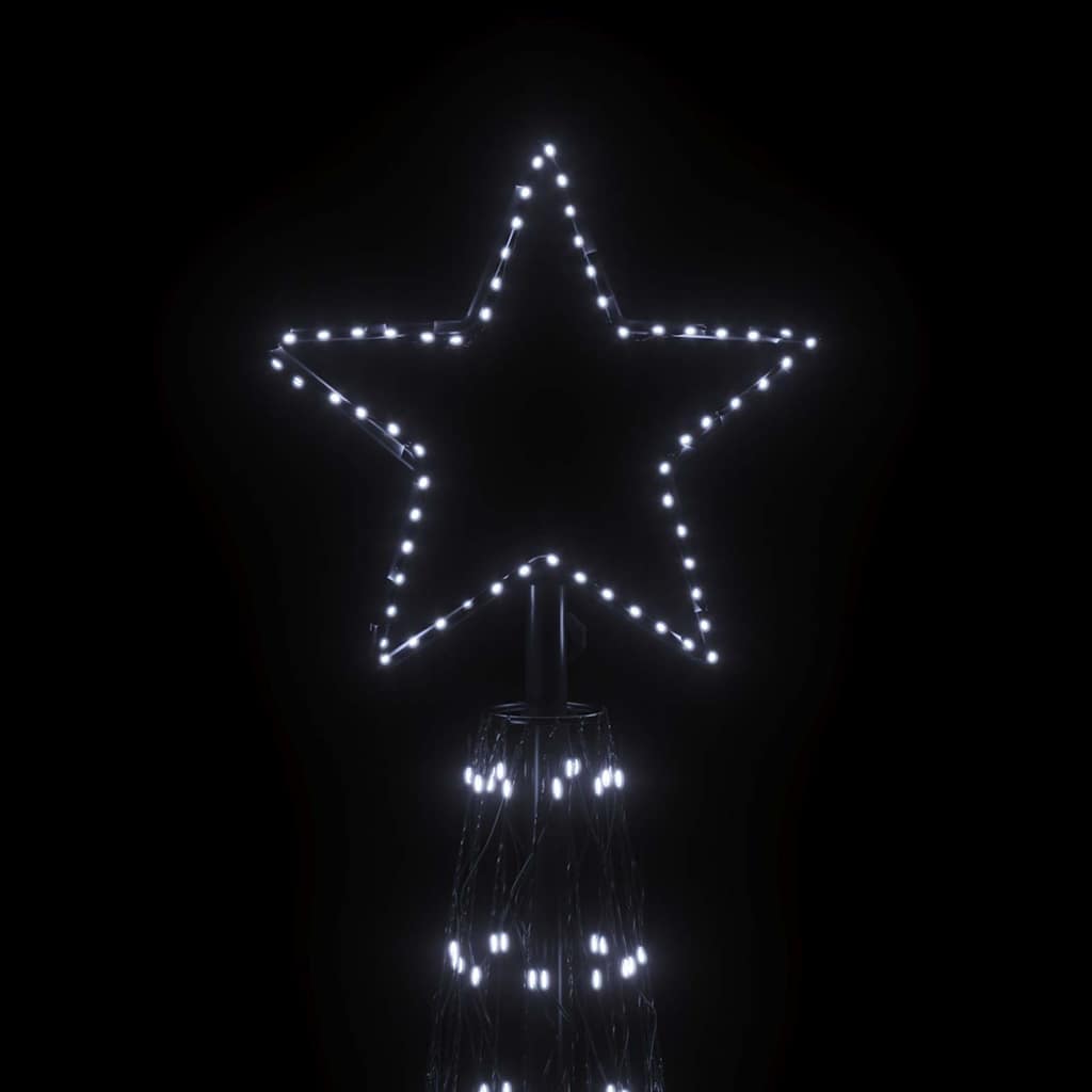 Christmas Cone Tree Cold White 3000 LEDs 230x800 cm