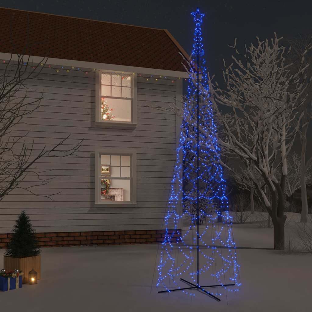 Christmas Cone Tree Blue 3000 LEDs 230x800 cm