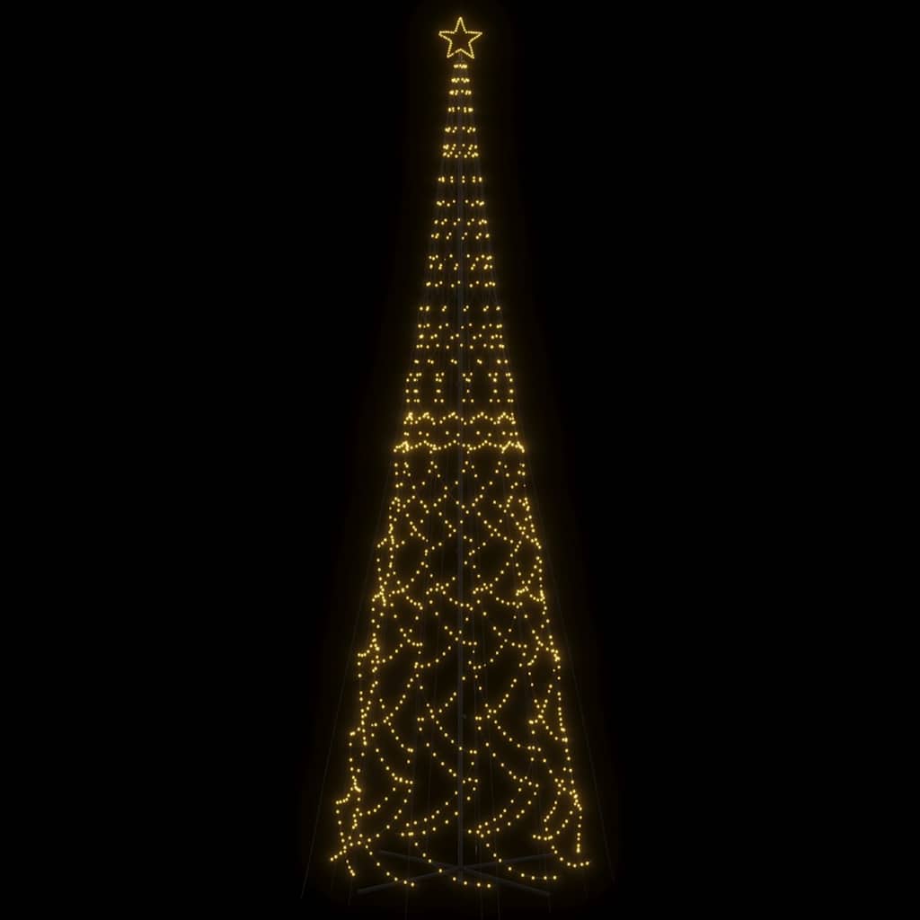 Christmas Cone Tree Warm White 3000 LEDs 230x800 cm