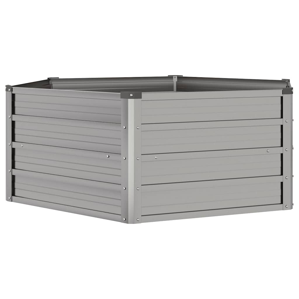 Garden Raised Bed Rusty 129x129x45 cm Corten Steel