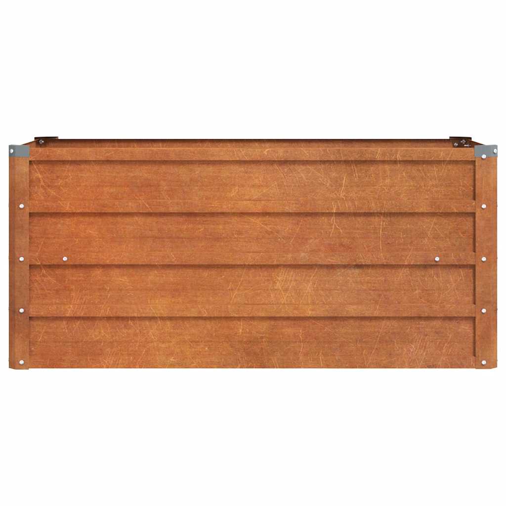Garden Raised Bed Rusty 100x40x45 cm Corten Steel