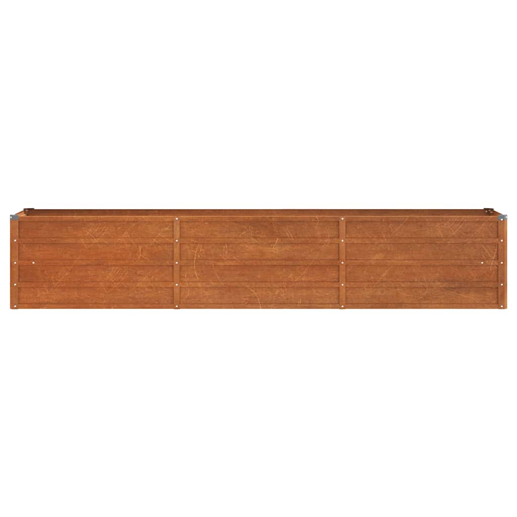 Garden Raised Bed Rusty 240x40x45 cm Corten Steel