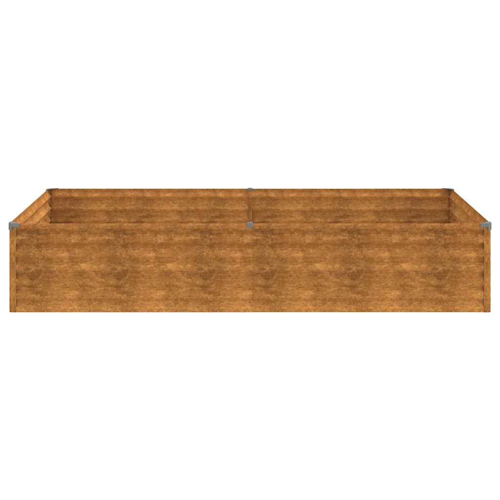 Garden Raised Bed 195x100x36 cm Corten Steel