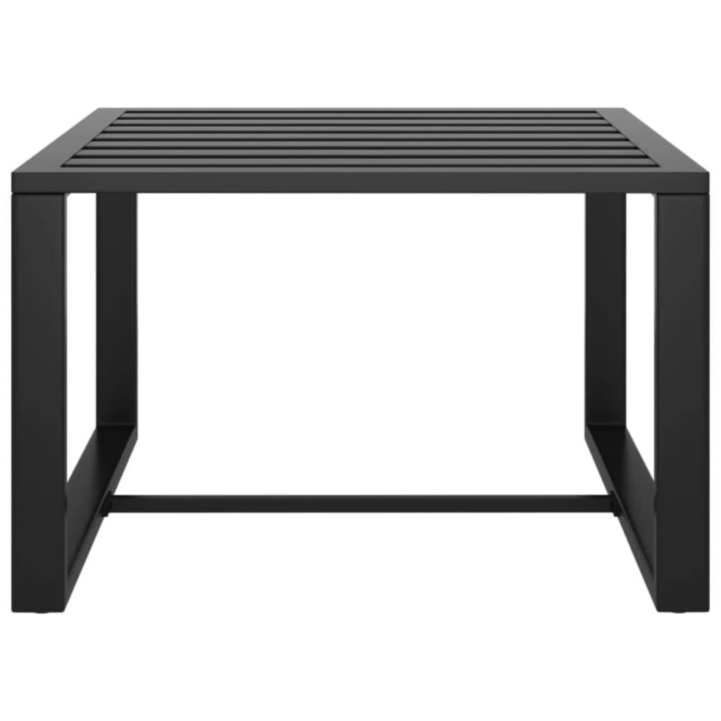 4 Piece Garden Lounge Set with Cushions Aluminium Anthracite