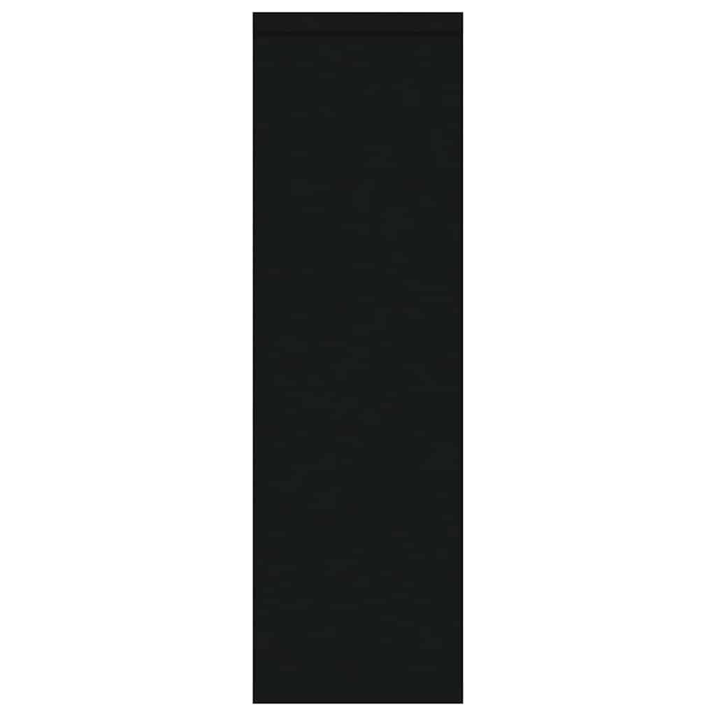 Wall Shelf Black 85x16x52.5 cm Engineered Wood