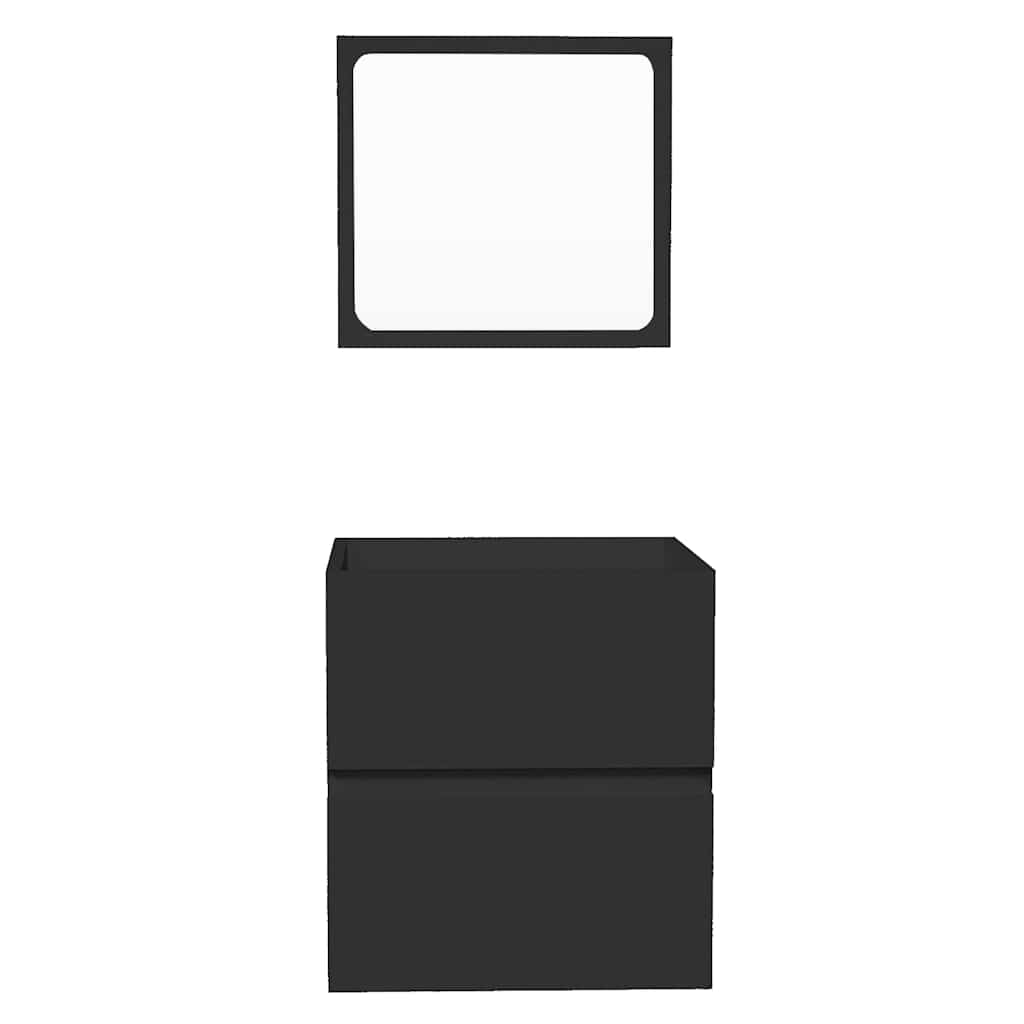 Bathroom Cabinet Black 41 x 38,5 x 45 cm Engineered Wood