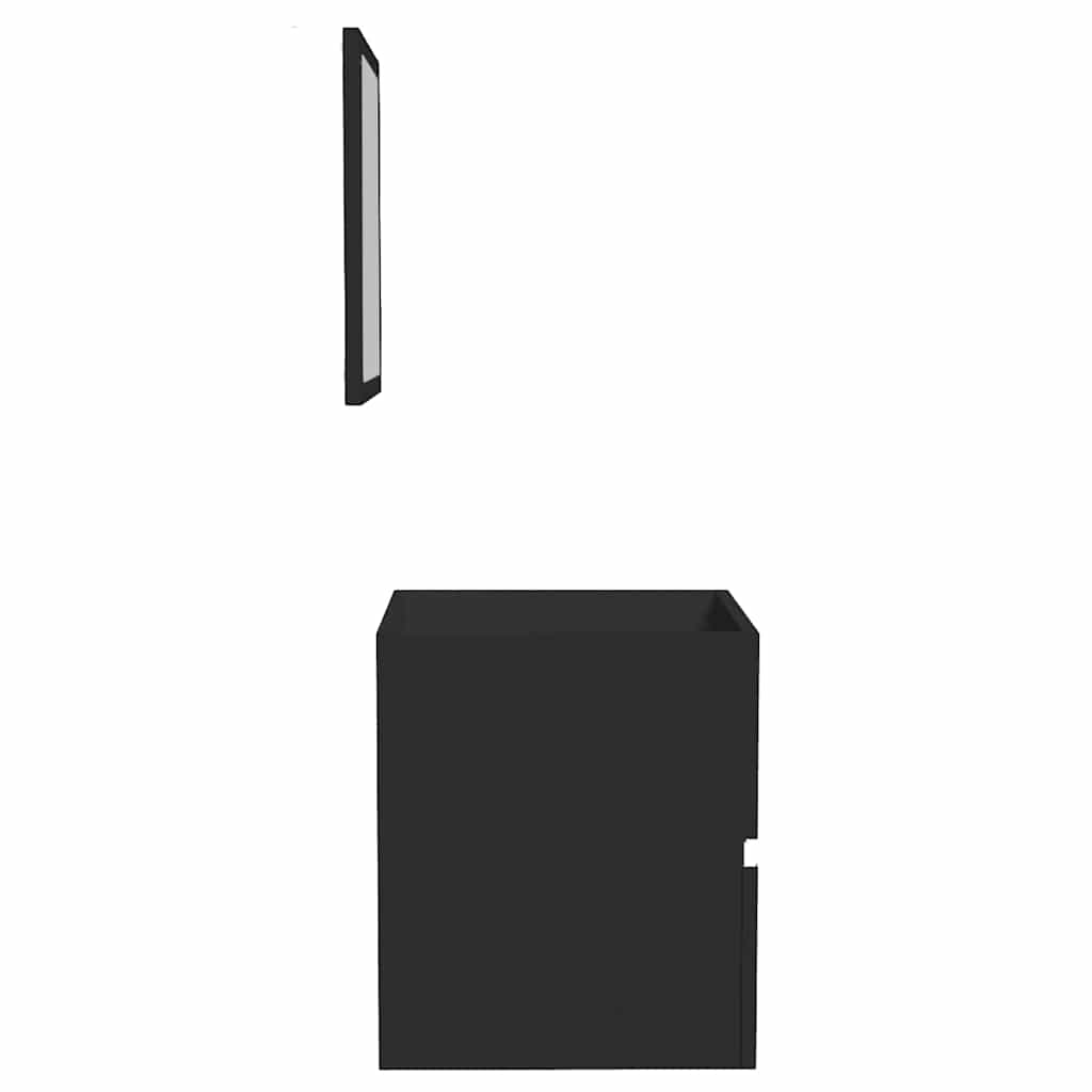 Bathroom Cabinet Black 41 x 38,5 x 45 cm Engineered Wood