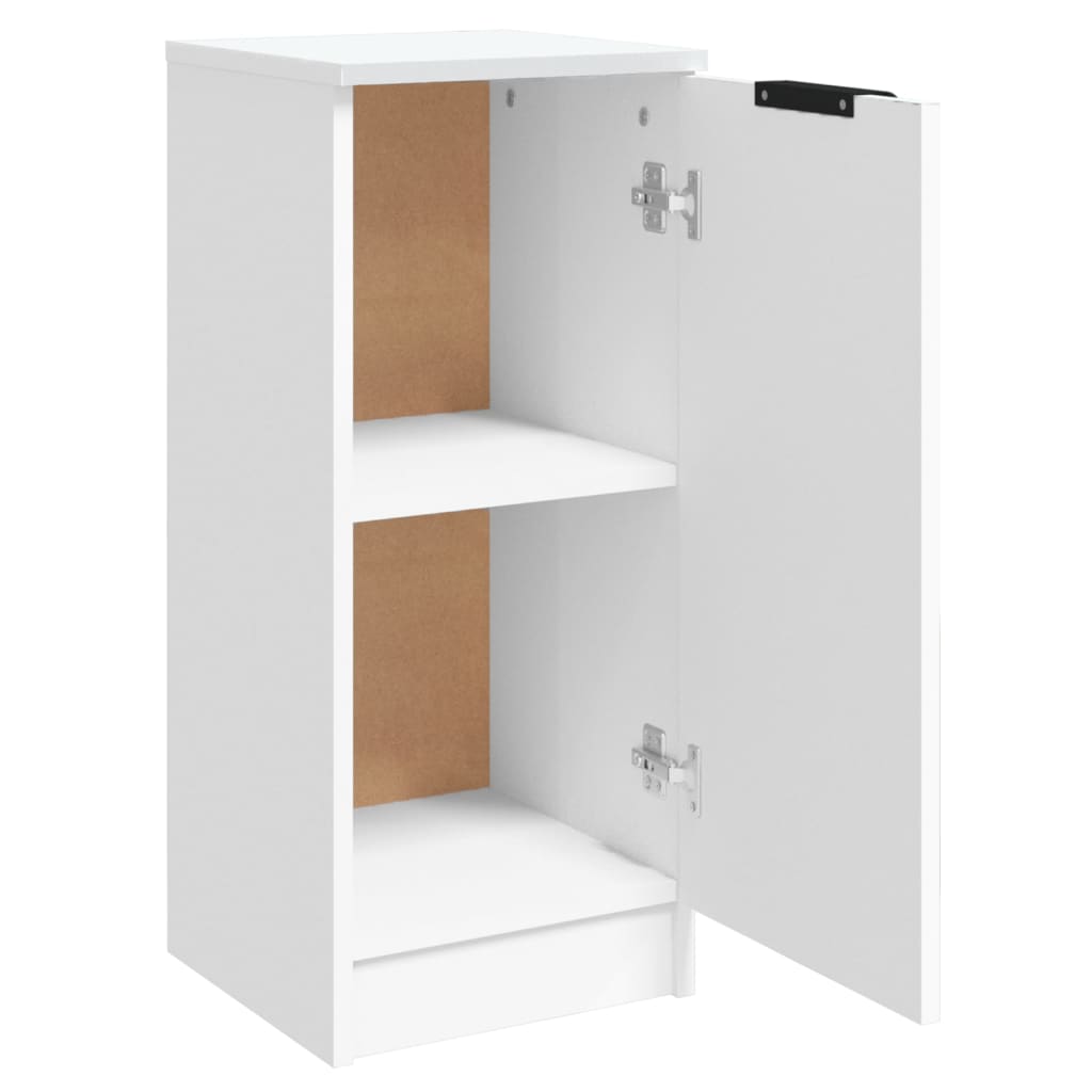 Sideboards 2 pcs White 30x30x70 cm Engineered Wood