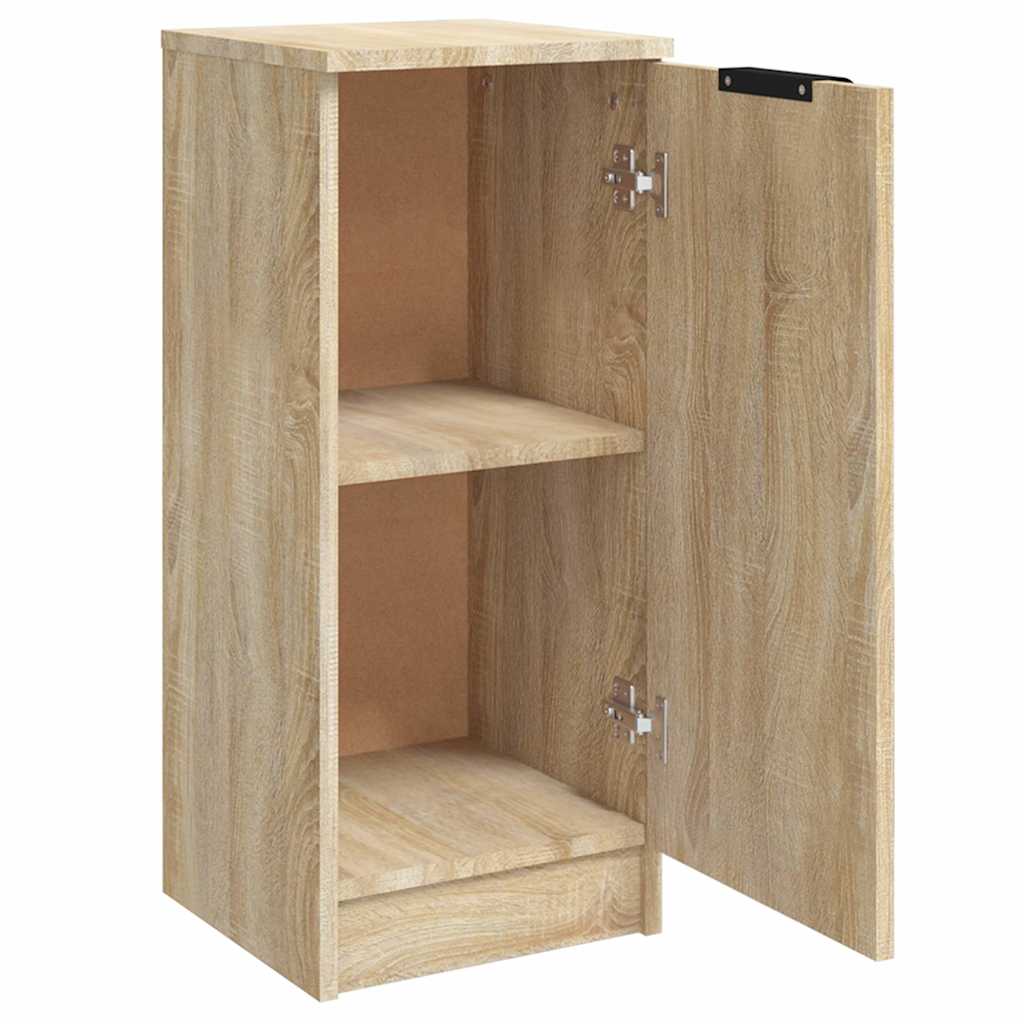 Sideboards 2 pcs Sonoma Oak 30x30x70 cm Engineered Wood