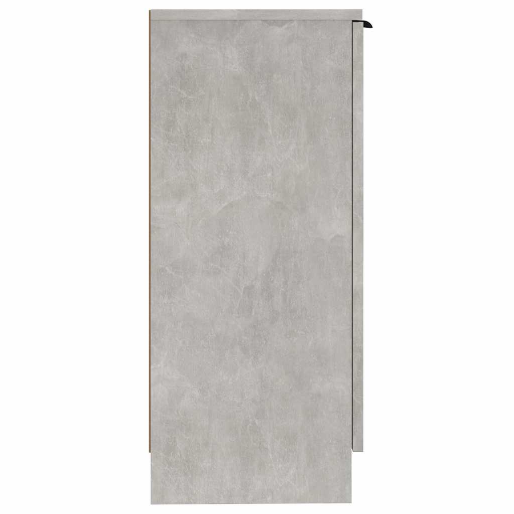 Sideboards 2 pcs Concrete Grey 30x30x70 cm Engineered Wood