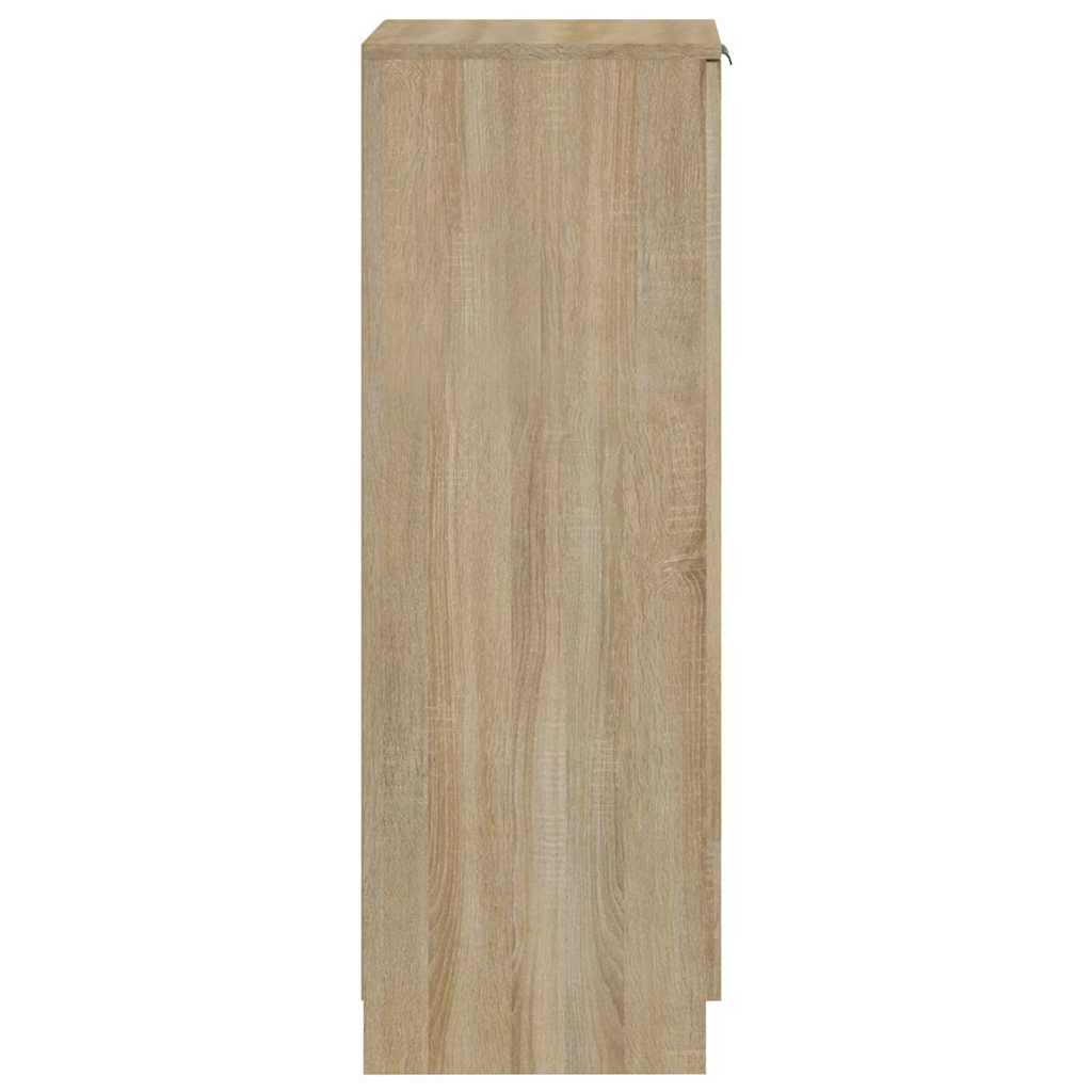 Shoe Cabinet Sonoma Oak 30x35x100 cm Engineered Wood