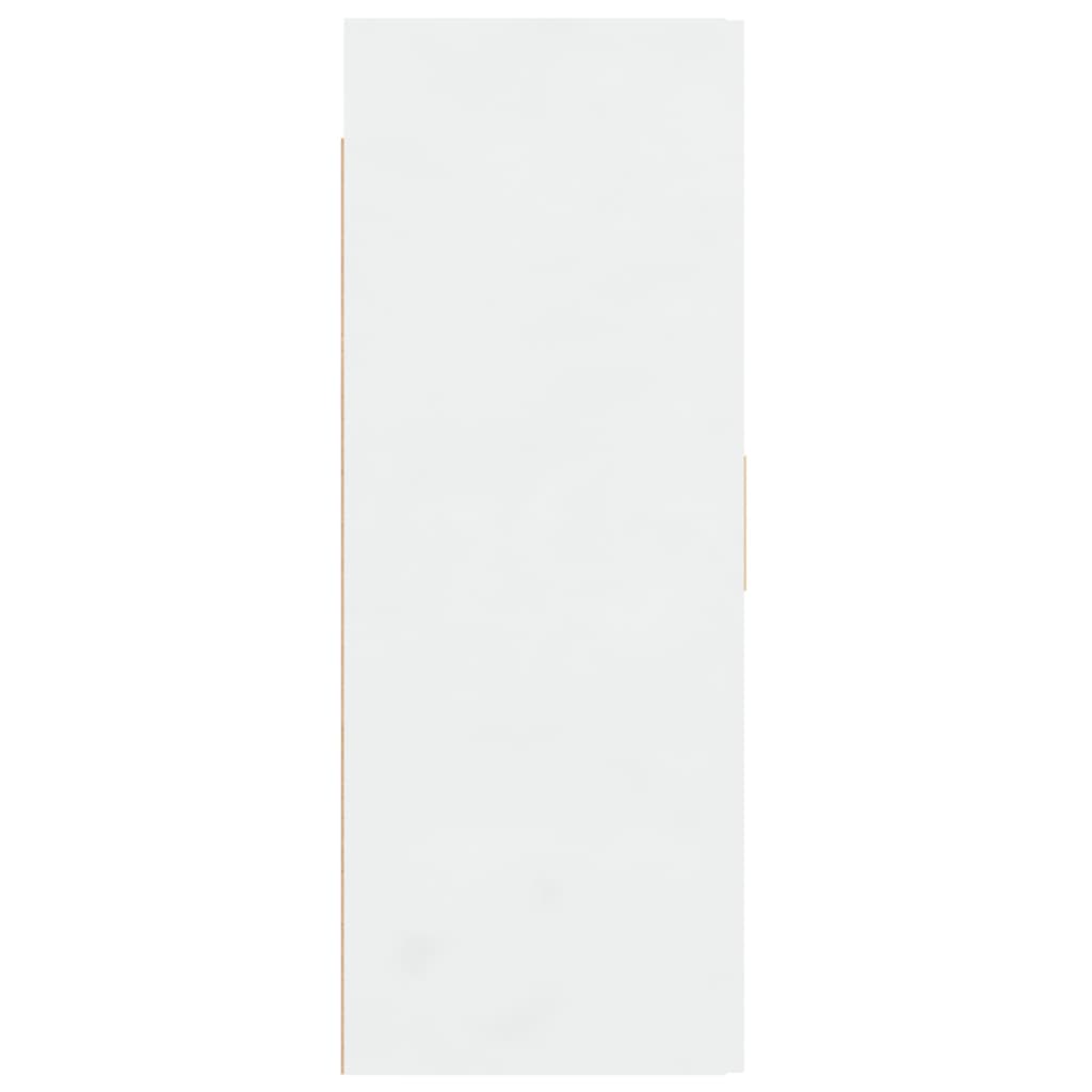 Hanging Wall Cabinet White 69.5x34x90 cm