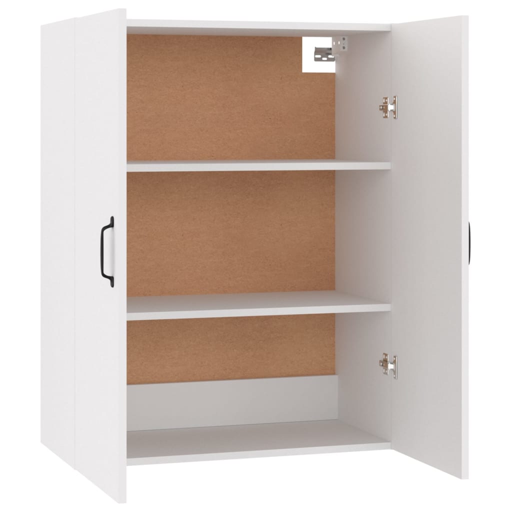 Hanging Cabinet White 69.5x34x90 cm Engineered Wood
