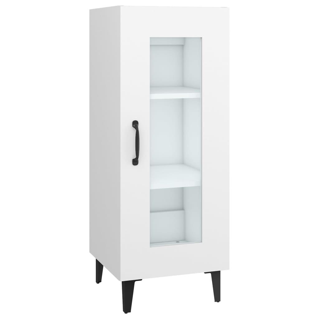 Sideboard White 34.5x34x90 cm Engineered Wood