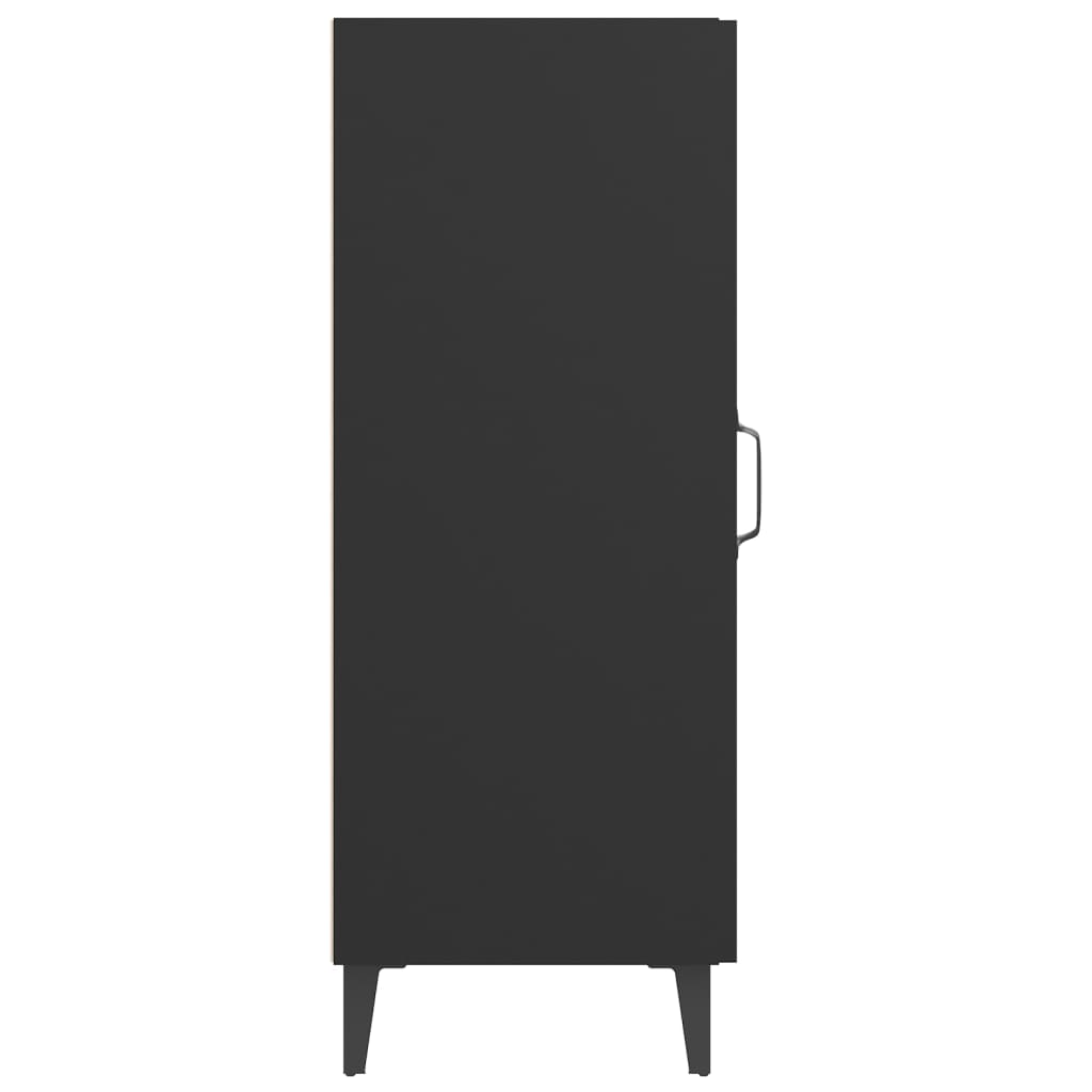 Sideboard Black 34.5x34x90 cm Engineered Wood