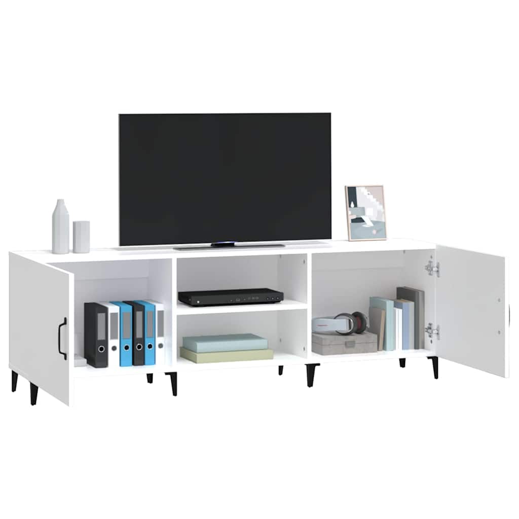TV Cabinet White 150x30x50 cm Engineered Wood
