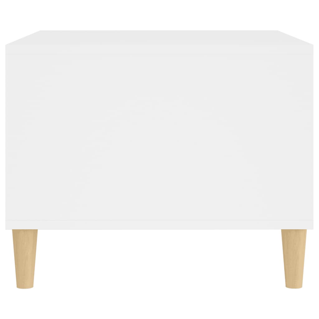 Coffee Table White 60x50x40 cm Engineered Wood