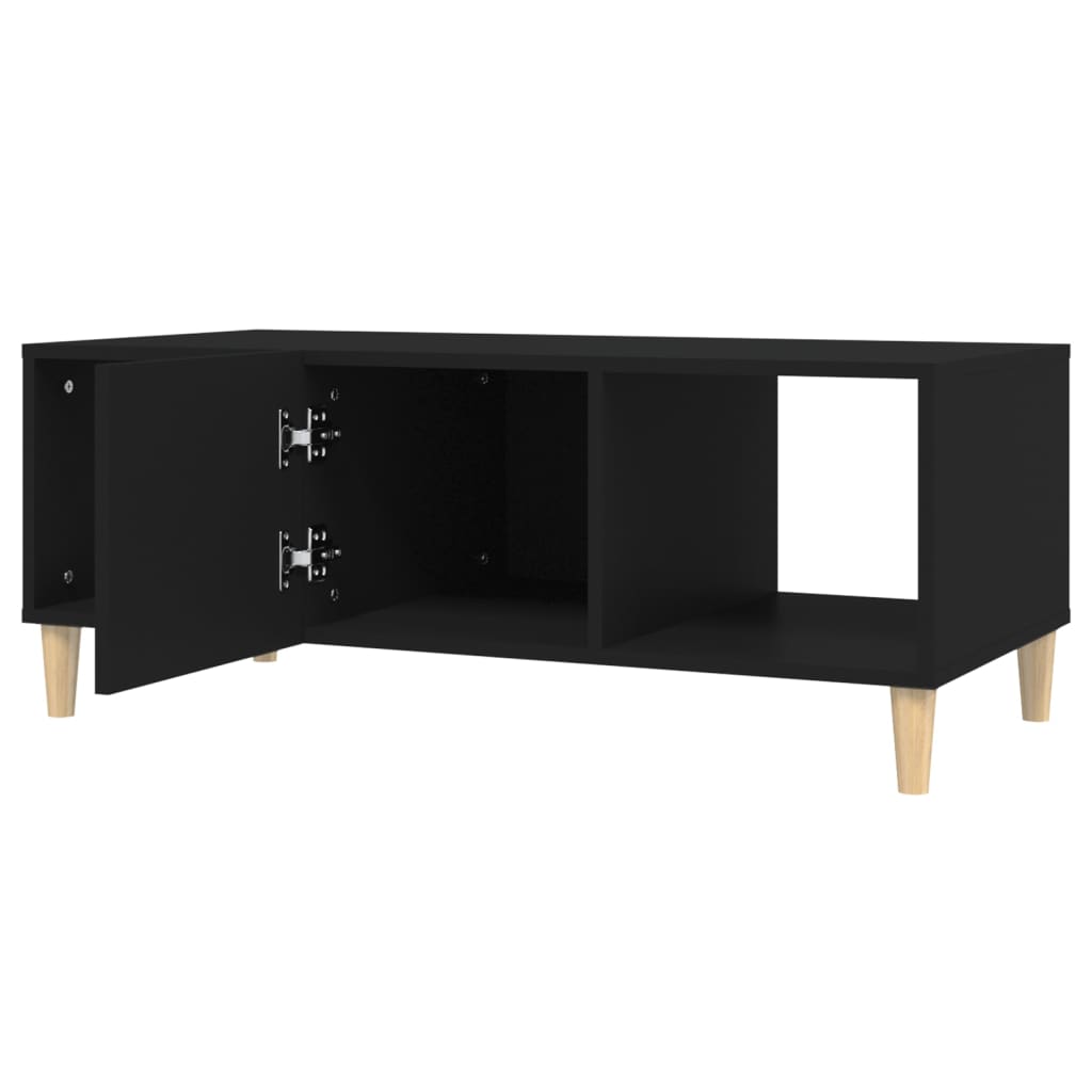 Coffee Table Black 102x50x40 cm Engineered Wood