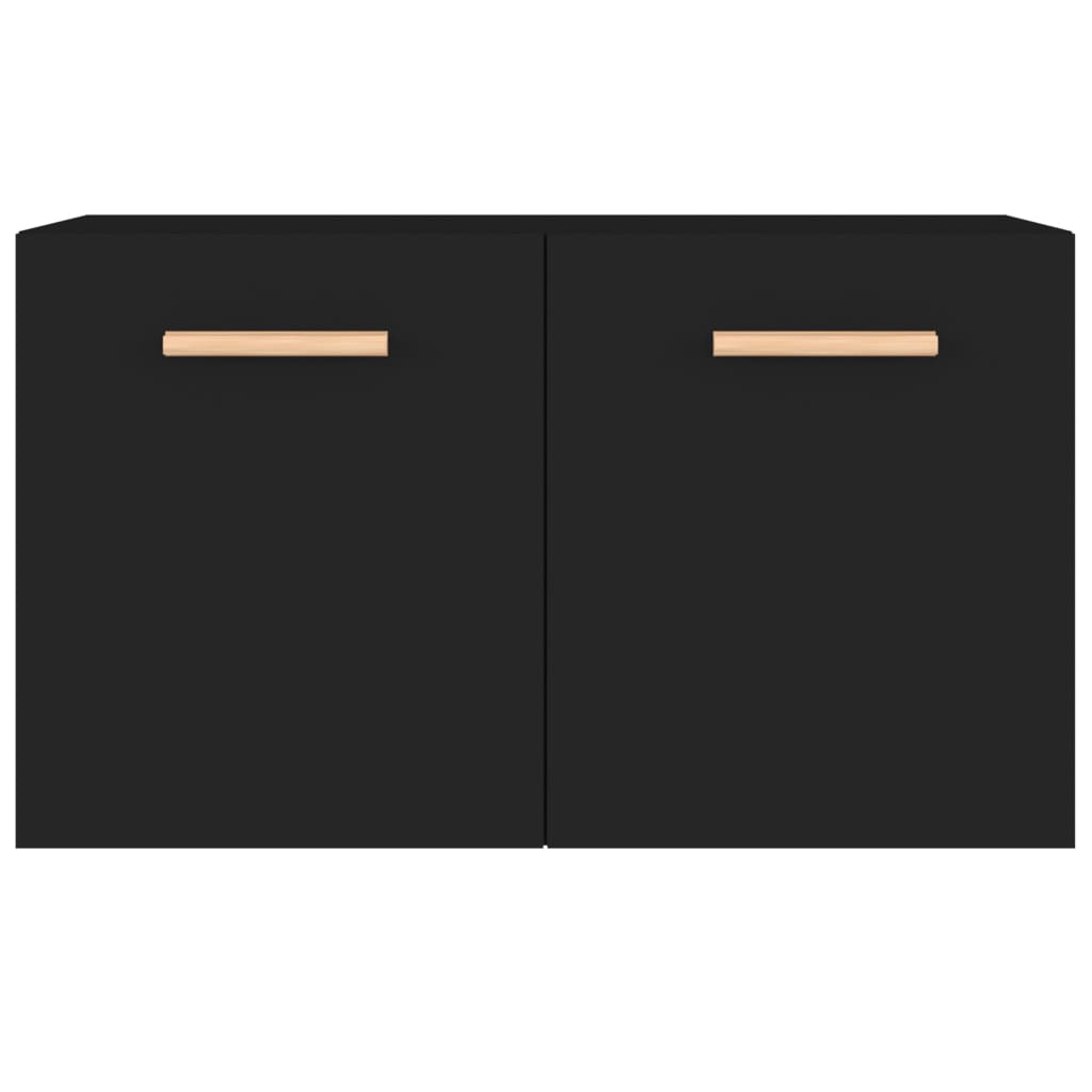 Wall Cabinet Black 60x36.5x35 cm Engineered Wood