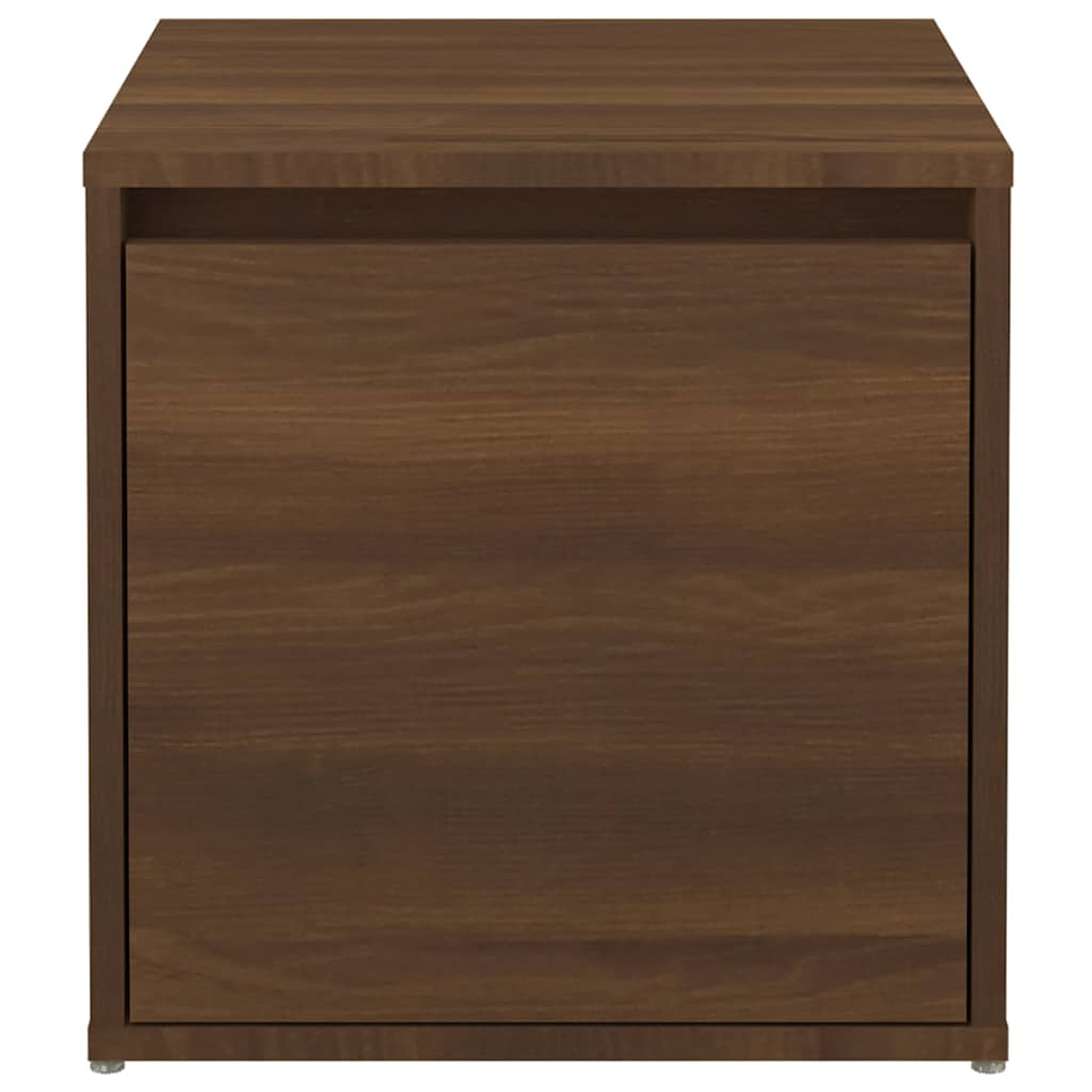 Box Drawer Brown Oak 40.5x40x40 cm Engineered Wood