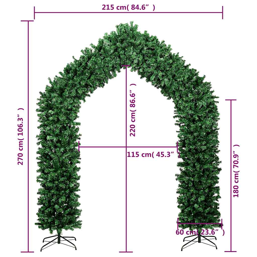 Christmas Tree Arch Green 270 cm