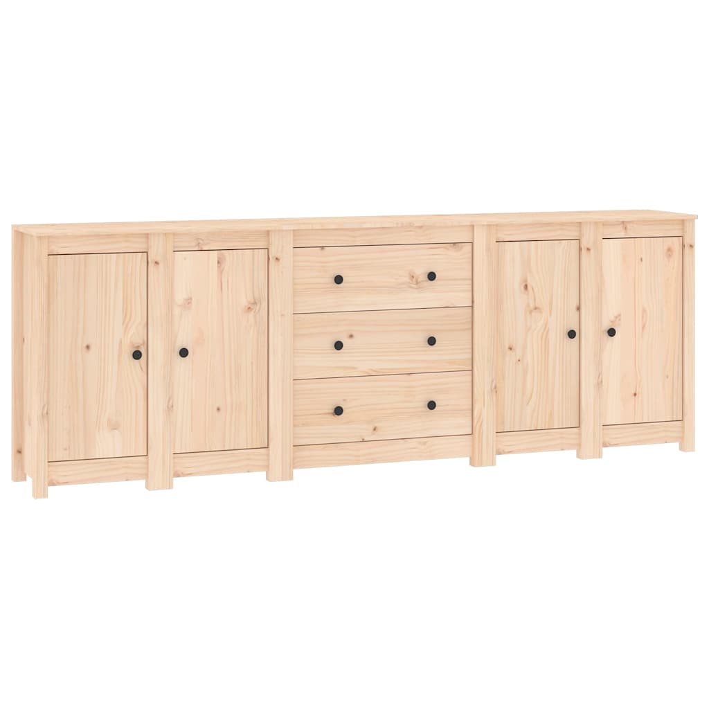 Sideboard 230x35x80 cm Solid Wood Pine