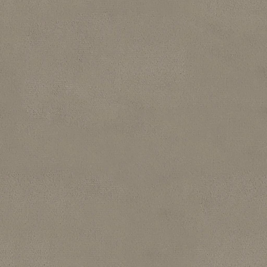 Swivel Dining Chairs 2 pcs Light Grey Velvet