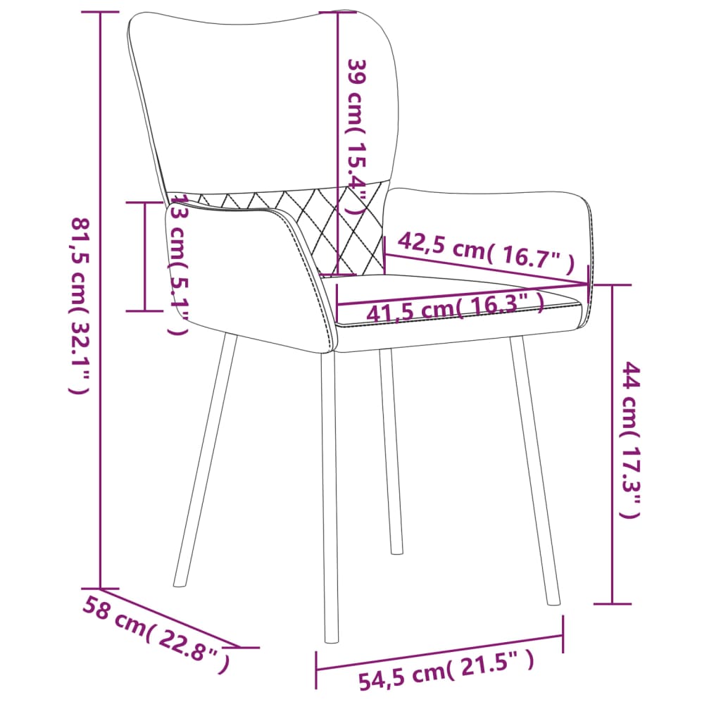 Dining Chairs 2 pcs Black Fabric and Faux Leather