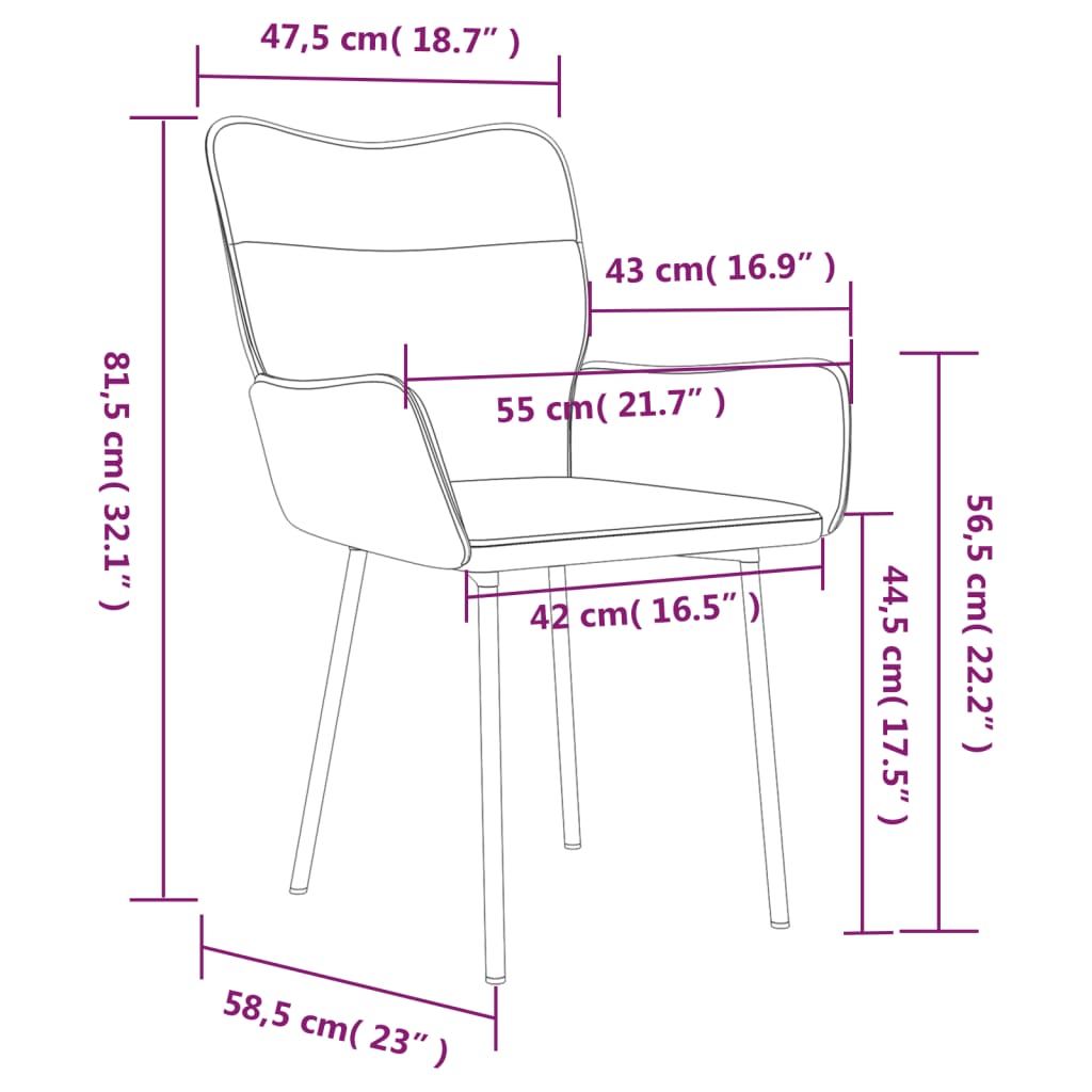 Dining Chairs 2 pcs Black Velvet