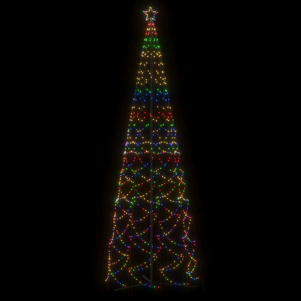 Christmas Cone Tree Colourful 1400 LEDs 160x500 cm
