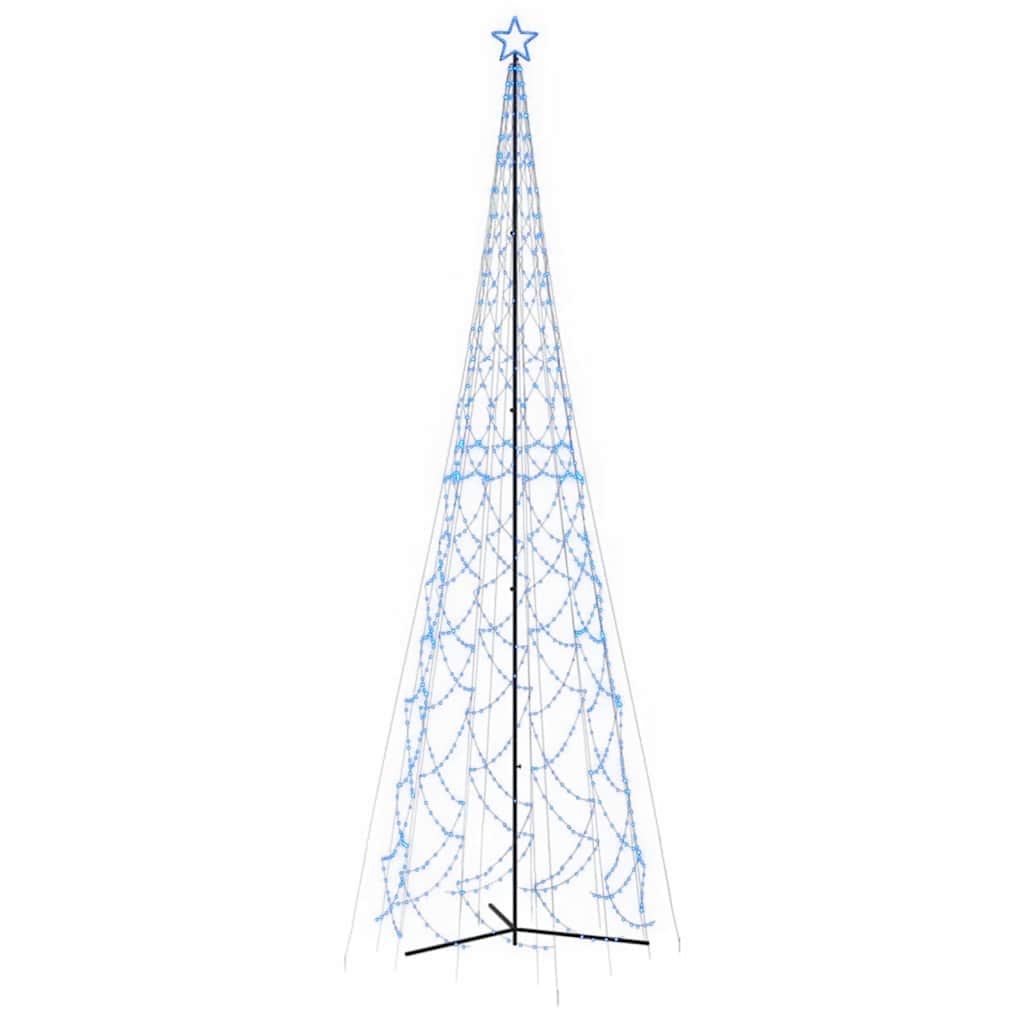 Christmas Cone Tree Blue 3000 LEDs 230x800 cm