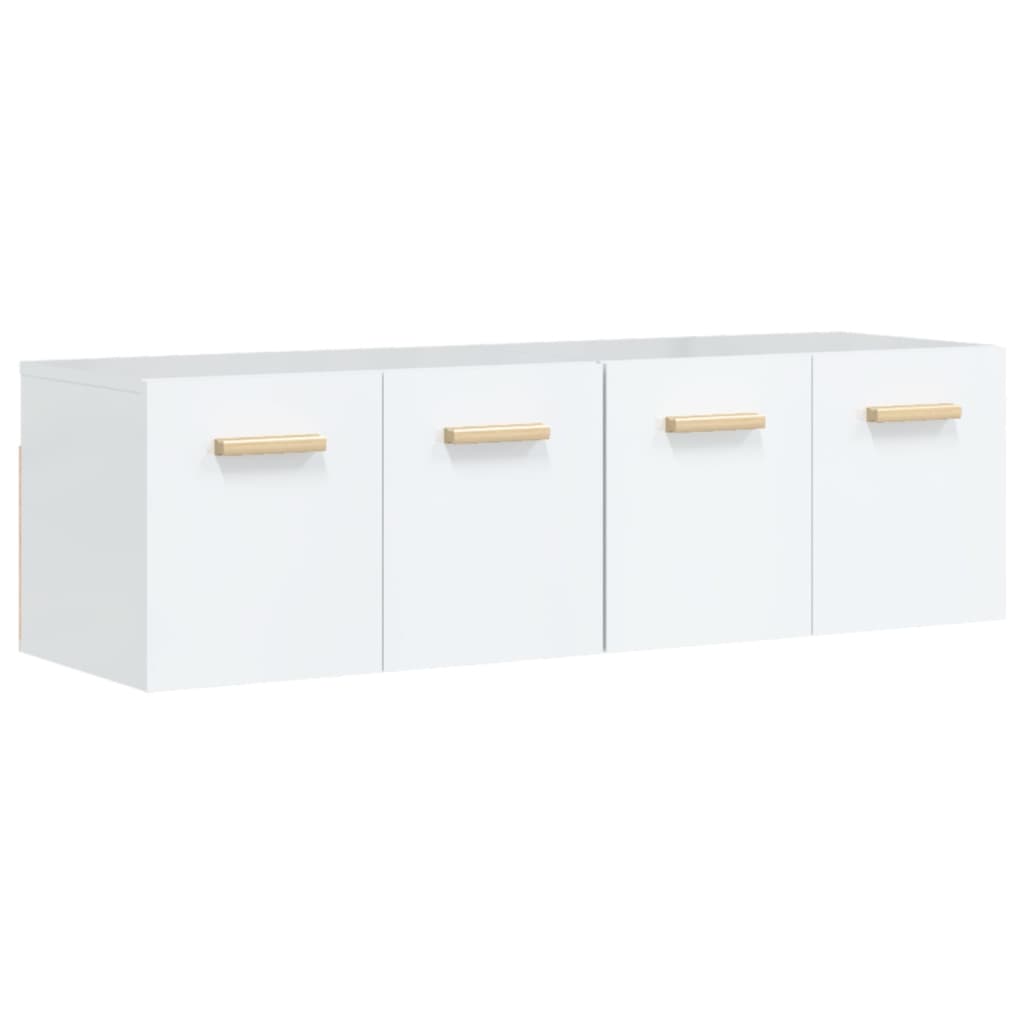Wall Cabinets 2 pcs High Gloss White 60x36.5x35 cm Engineered Wood