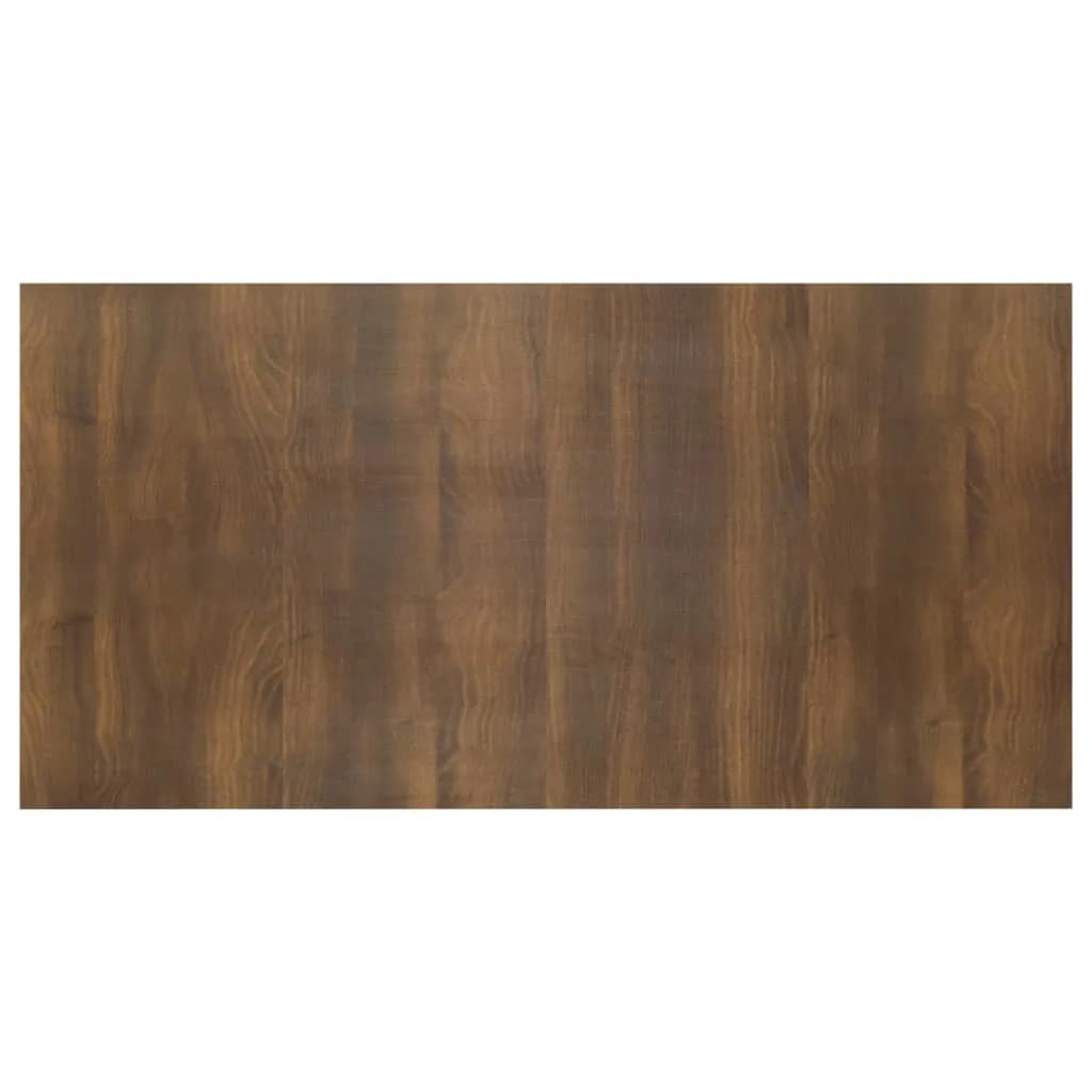Bed Headboard with Cabinets Brown Oak Engineered Wood