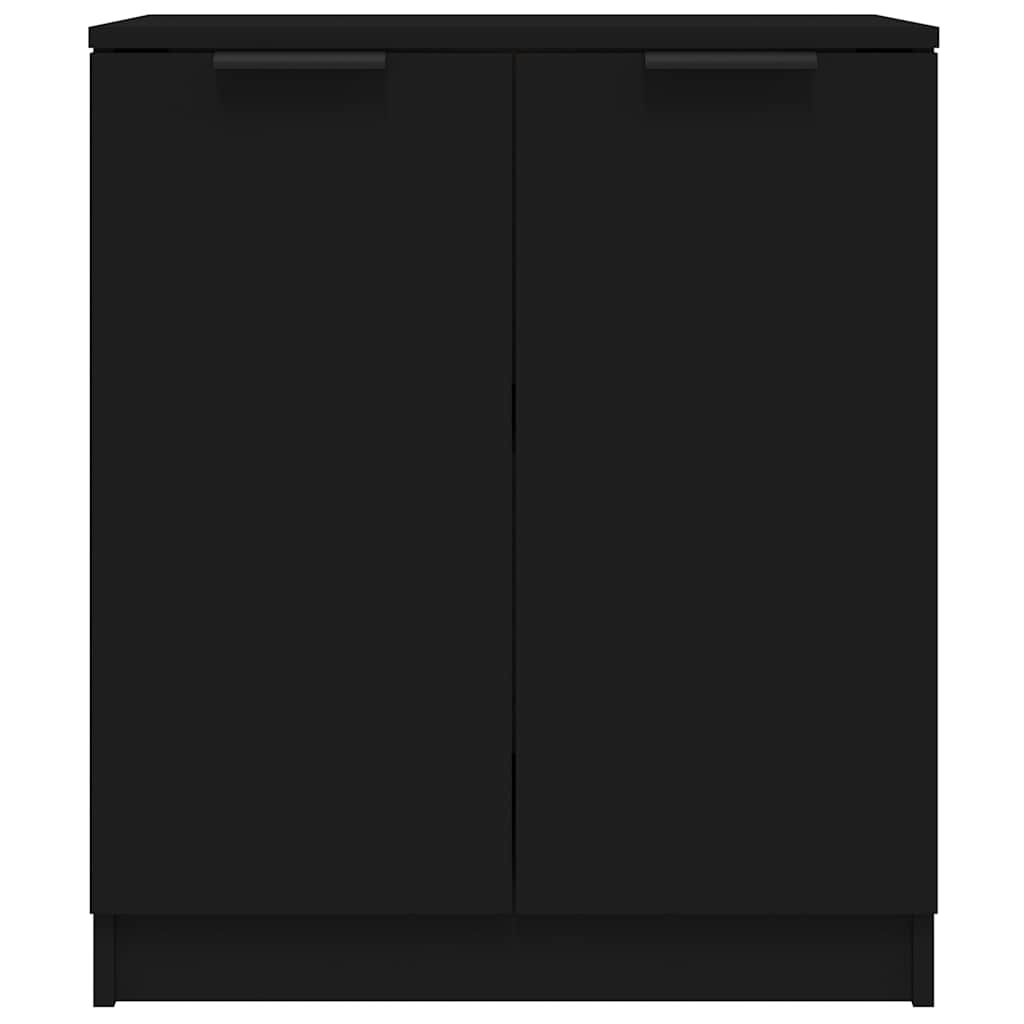 Sideboards 2 pcs Black 60x30x70 cm Engineered Wood
