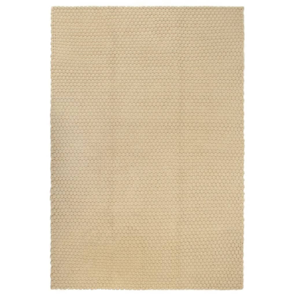 Rug Rectangular Natural 160x230 cm Cotton