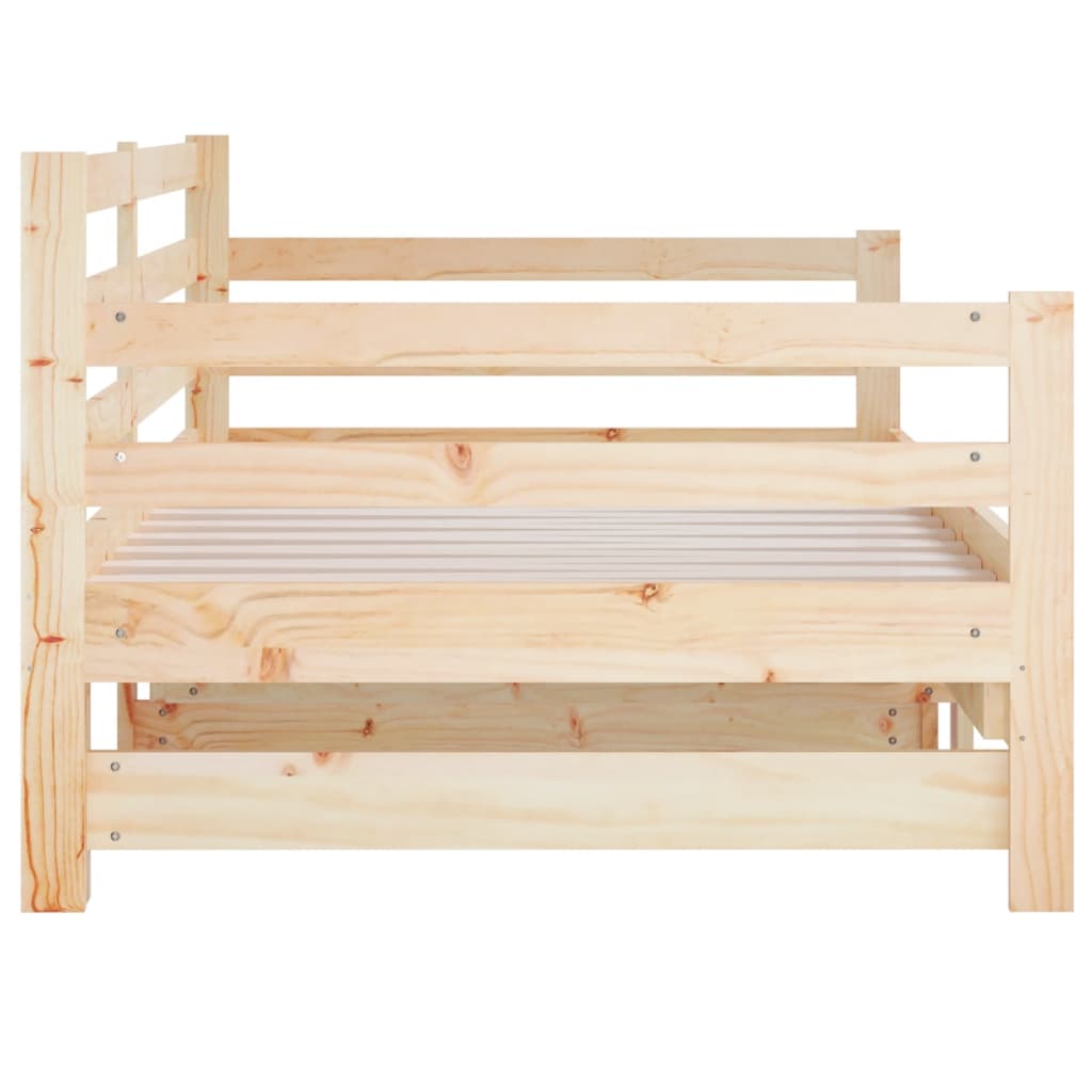Pull-out Day Bed without Mattress 2x(90x190) cm