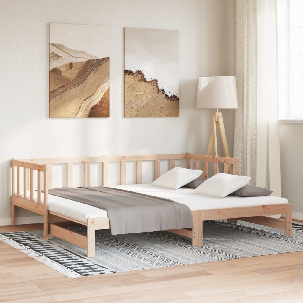 Pull-out Day Bed without Mattress 2x(90x190) cm
