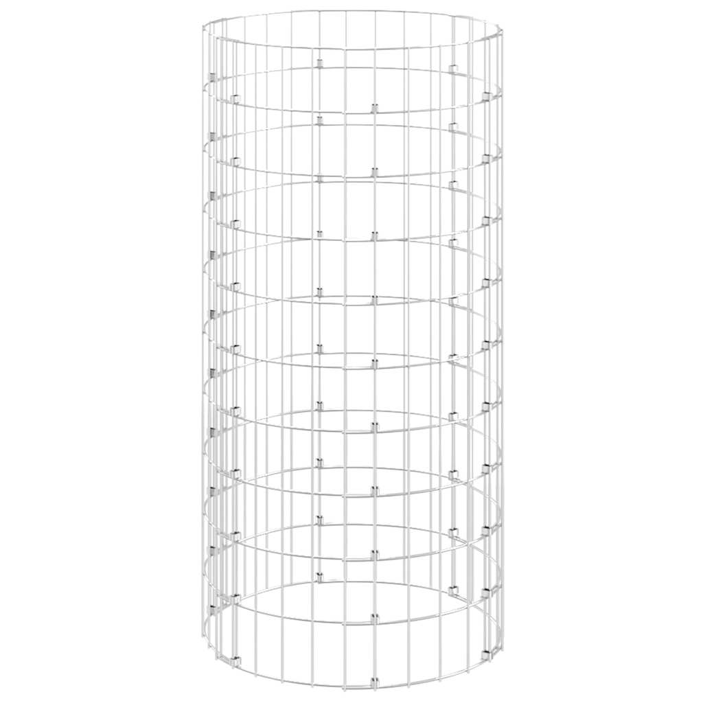 Garden Composter Ø50x100 cm Galvanised Steel